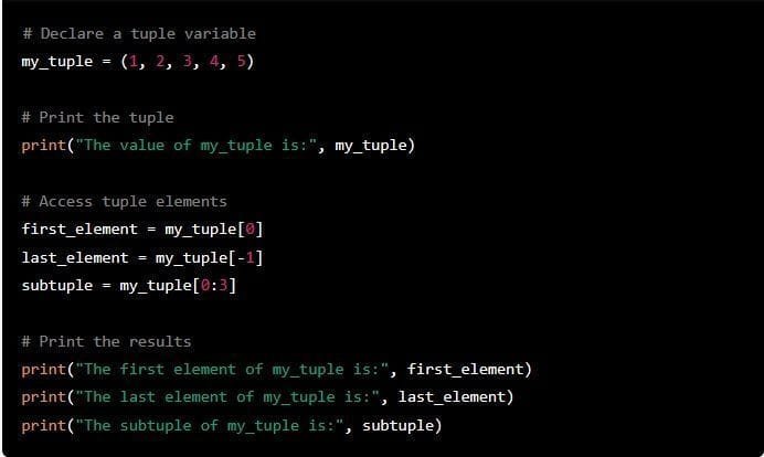Data Types in python - CBSE Class 12 Qissba