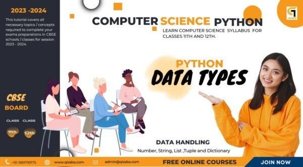 Data Types in Python - CBSE Class 12 Qissba