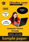 cbse sample paper python 2022