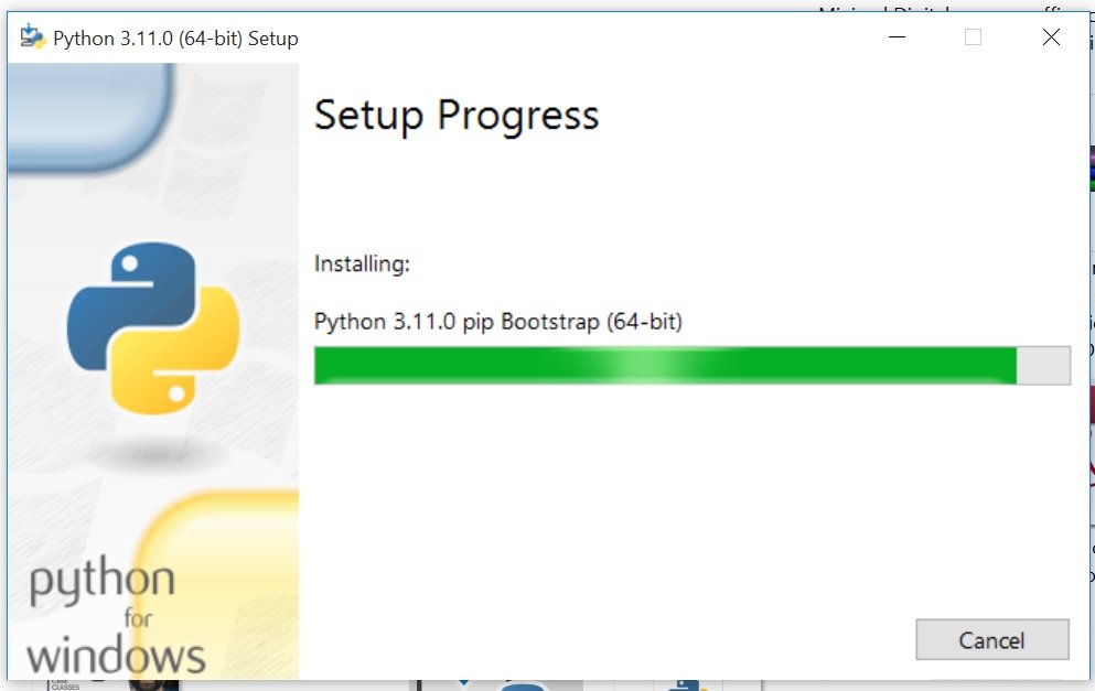 python-install-progressing