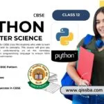 Computer Science : Python – CBSE Class 12