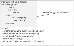 program-to-calculate-power-using-iterative-code-python