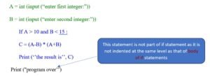 example-2-of -if-statement-in-python