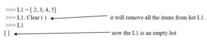 list's-clear-method-in-python