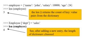 len()-method-of-dictionary-in-python